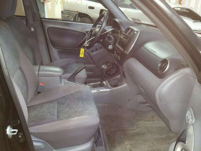 JTEGH20VX20064303 - 2002 TOYOTA RAV4 BLACK photo 5