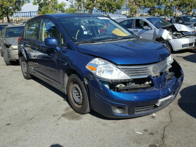 3N1BC13E18L435821 - 2008 NISSAN VERSA S BLUE photo 1