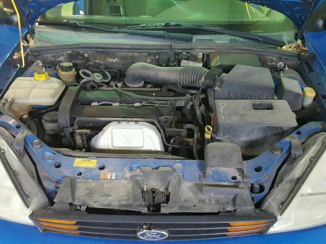 3FAFP37392R192146 - 2002 FORD FOCUS ZX5 BLUE photo 7