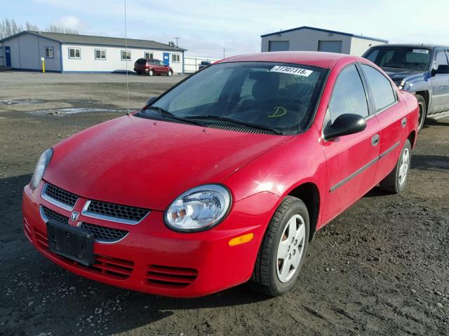 1B3ES26C53D138015 - 2003 DODGE NEON SE RED photo 2