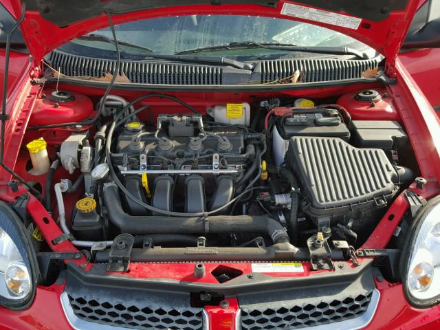 1B3ES26C53D138015 - 2003 DODGE NEON SE RED photo 7