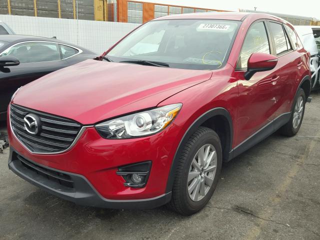 JM3KE2CY1G0892316 - 2016 MAZDA CX-5 TOURI RED photo 2