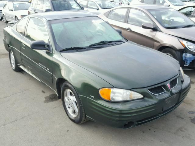 1G2NF12E9YM756910 - 2000 PONTIAC GRAND AM S GREEN photo 1