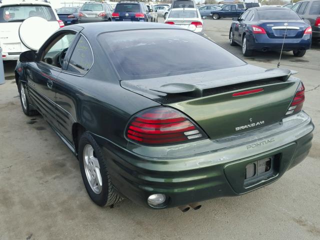 1G2NF12E9YM756910 - 2000 PONTIAC GRAND AM S GREEN photo 3