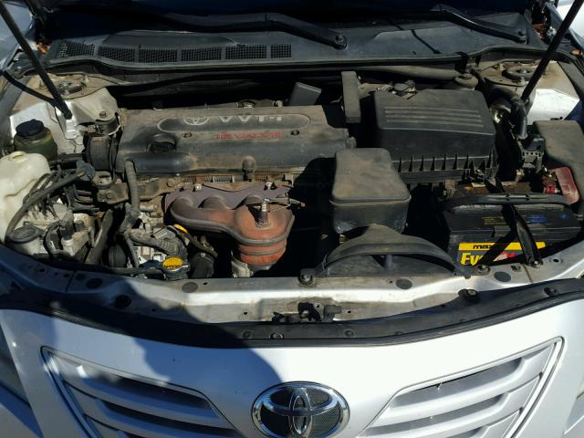 4T1BE46K48U197507 - 2008 TOYOTA CAMRY CE SILVER photo 7