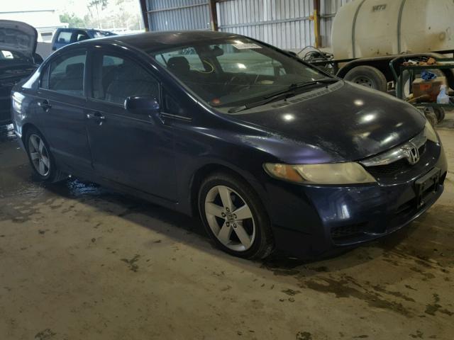 2HGFA16619H505807 - 2009 HONDA CIVIC BLUE photo 1