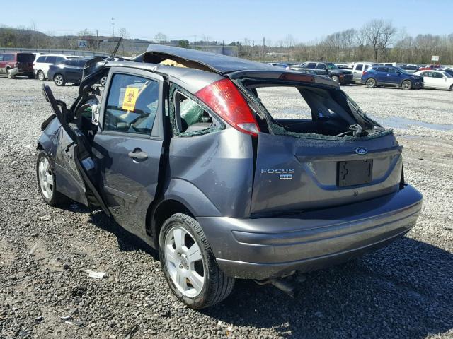 1FAHP37NX7W314107 - 2007 FORD FOCUS ZX5 GRAY photo 3