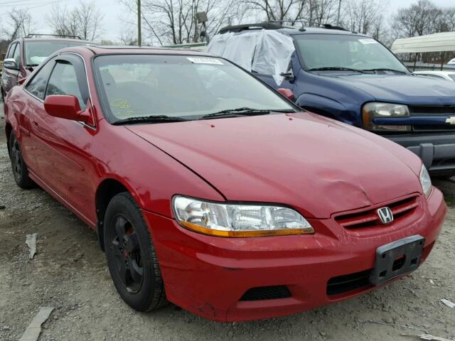 1HGCG31771A013976 - 2001 HONDA ACCORD EX RED photo 1