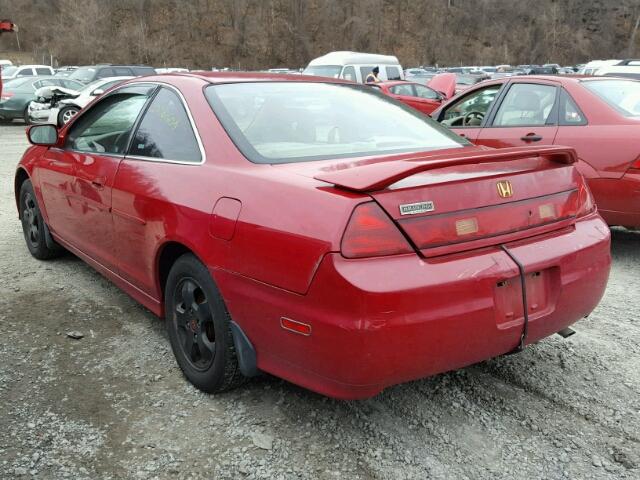 1HGCG31771A013976 - 2001 HONDA ACCORD EX RED photo 3