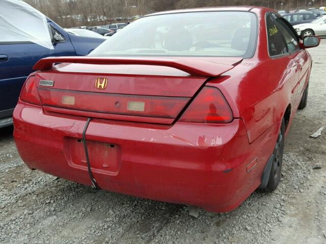 1HGCG31771A013976 - 2001 HONDA ACCORD EX RED photo 4