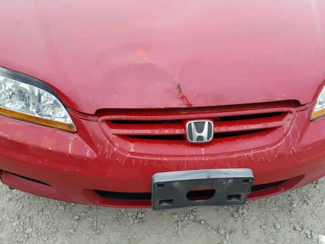 1HGCG31771A013976 - 2001 HONDA ACCORD EX RED photo 9