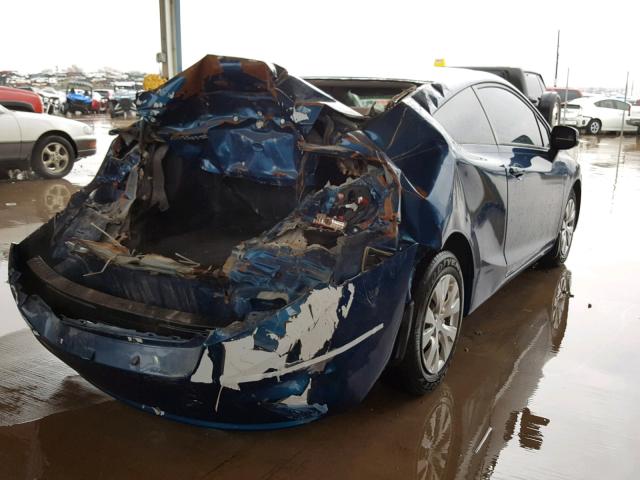 2HGFG3B52CH539897 - 2012 HONDA CIVIC LX BLUE photo 4