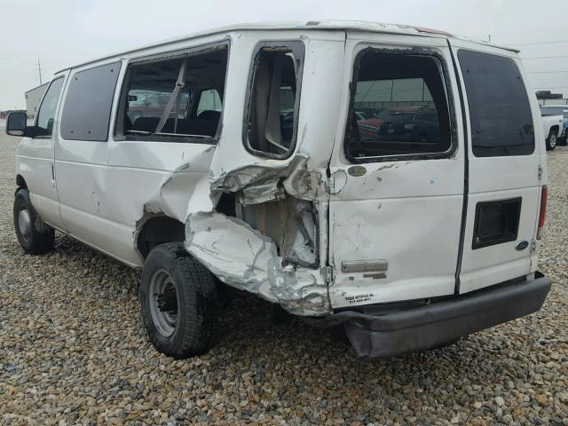 1FBSS31L66HA54026 - 2006 FORD ECONOLINE WHITE photo 3