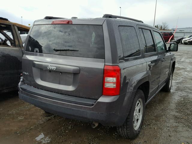 1C4NJRBB7GD781270 - 2016 JEEP PATRIOT SP GRAY photo 4