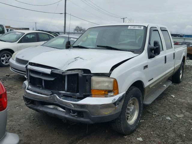 1FTNW20F8YEA27269 - 2000 FORD F250 SUPER WHITE photo 2