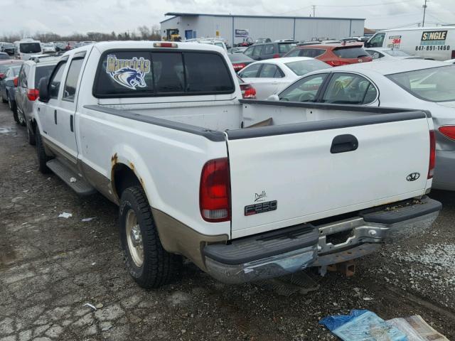 1FTNW20F8YEA27269 - 2000 FORD F250 SUPER WHITE photo 3