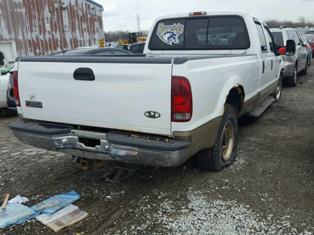 1FTNW20F8YEA27269 - 2000 FORD F250 SUPER WHITE photo 4