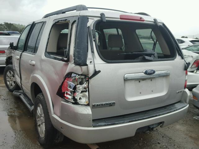 1FMEU73E68UA71083 - 2008 FORD EXPLORER X SILVER photo 3