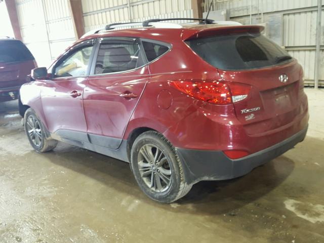 KM8JU3AGXEU879217 - 2014 HYUNDAI TUCSON GLS RED photo 3