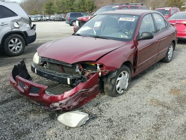 KMHJF25F3XU825668 - 1999 HYUNDAI ELANTRA BA RED photo 2