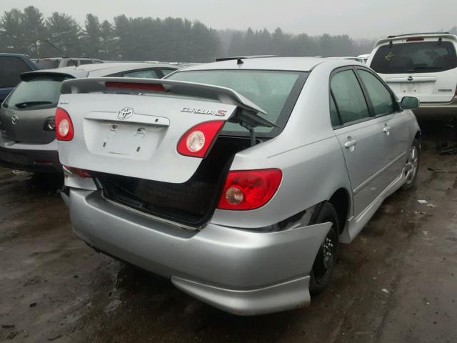 2T1BR32EX5C354825 - 2005 TOYOTA COROLLA CE SILVER photo 4