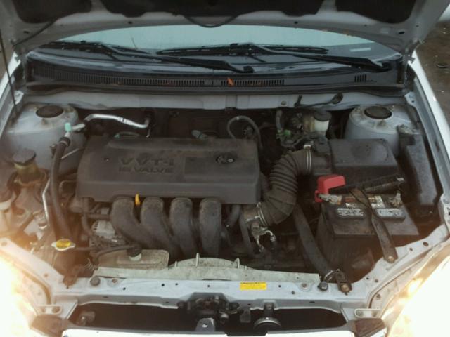 2T1BR32EX5C354825 - 2005 TOYOTA COROLLA CE SILVER photo 7