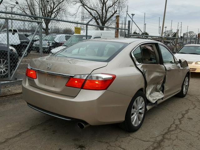 1HGCR2F79FA058681 - 2015 HONDA ACCORD EX BEIGE photo 4