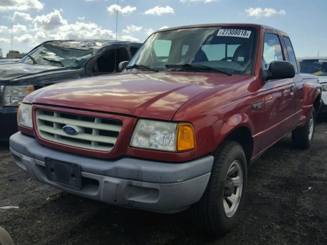 1FTYR14U53PB64660 - 2003 FORD RANGER SUP RED photo 2
