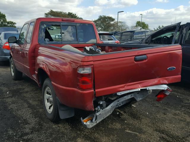 1FTYR14U53PB64660 - 2003 FORD RANGER SUP RED photo 3