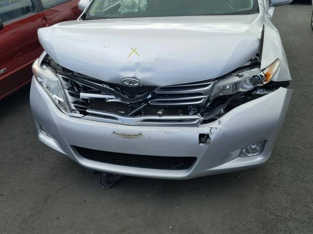 4T3ZA3BB3BU044609 - 2011 TOYOTA VENZA BASE SILVER photo 9