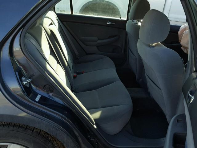 1HGCM56446A166907 - 2006 HONDA ACCORD LX GRAY photo 6