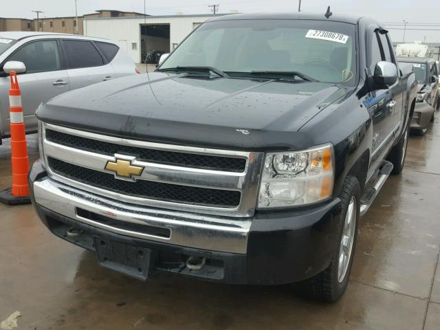 1GCEC29J39Z176232 - 2009 CHEVROLET SILVERADO BLACK photo 2