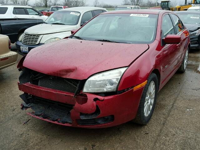 3MEHM08Z78R632904 - 2008 MERCURY MILAN PREM RED photo 2