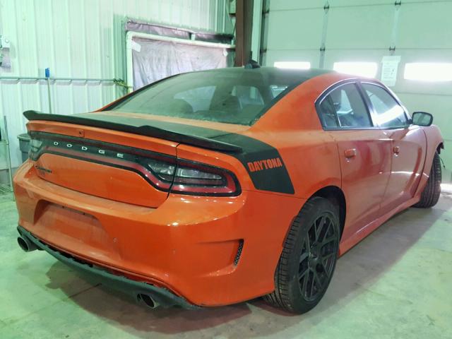 2C3CDXCT5JH147190 - 2018 DODGE CHARGER R/ ORANGE photo 4