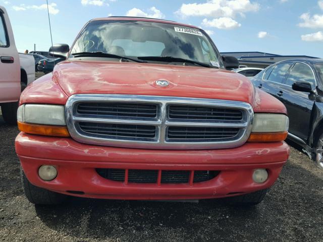 1D4HR48NX3F601498 - 2003 DODGE DURANGO SL RED photo 9