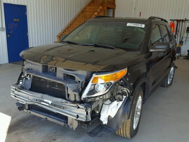 1FM5K7B88FGA44500 - 2015 FORD EXPLORER BLACK photo 2