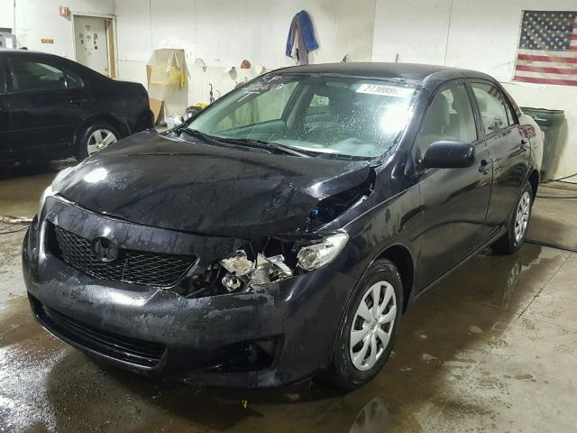 2T1BU40E99C182879 - 2009 TOYOTA COROLLA BA BLACK photo 2