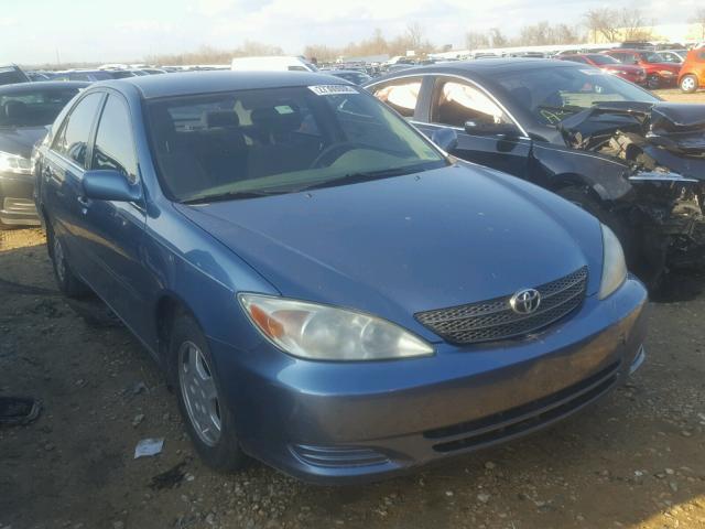 4T1BF32K42U519082 - 2002 TOYOTA CAMRY LE BLUE photo 1