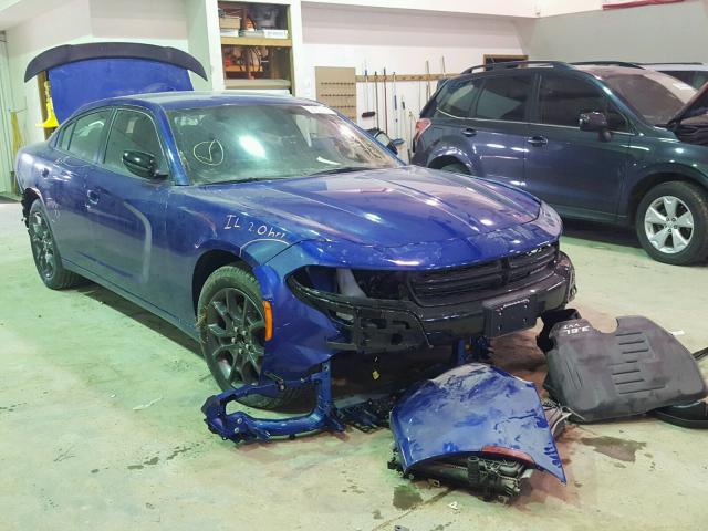 2C3CDXJG8JH158576 - 2018 DODGE CHARGER GT BLUE photo 1