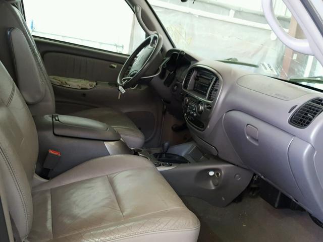 5TDBT48A04S223985 - 2004 TOYOTA SEQUOIA LI GRAY photo 5