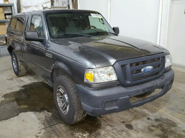 1FTYR10D67PA42904 - 2007 FORD RANGER GRAY photo 1