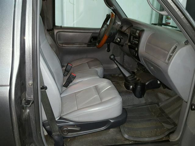 1FTYR10D67PA42904 - 2007 FORD RANGER GRAY photo 5