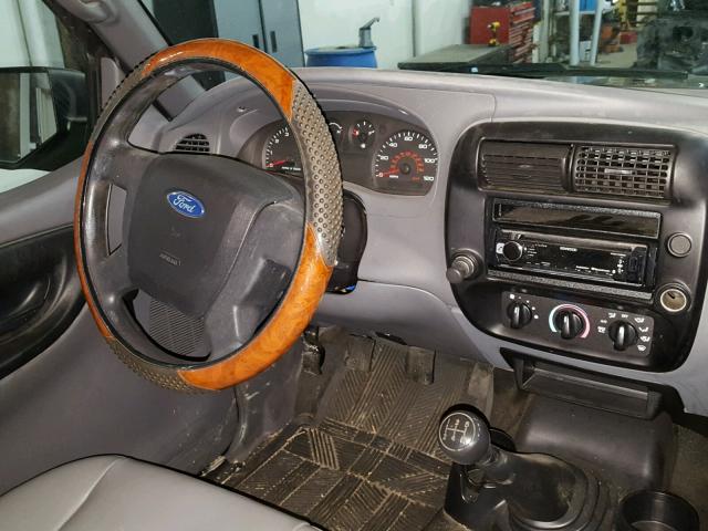 1FTYR10D67PA42904 - 2007 FORD RANGER GRAY photo 9