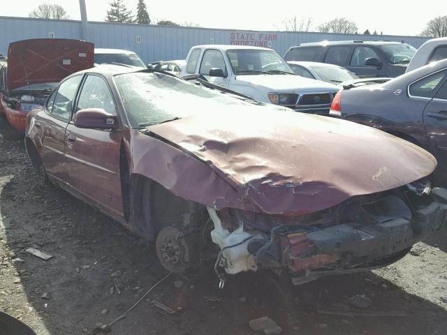 1G2WK52J81F111728 - 2001 PONTIAC GRAND PRIX MAROON photo 1