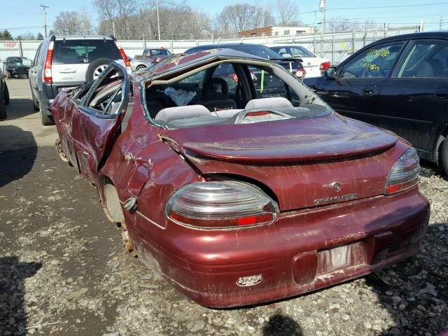 1G2WK52J81F111728 - 2001 PONTIAC GRAND PRIX MAROON photo 3