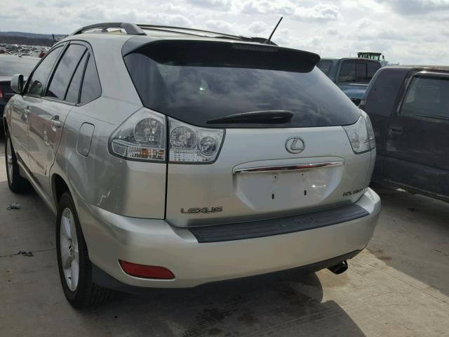 2T2GA31U85C023629 - 2005 LEXUS RX 330 SILVER photo 3