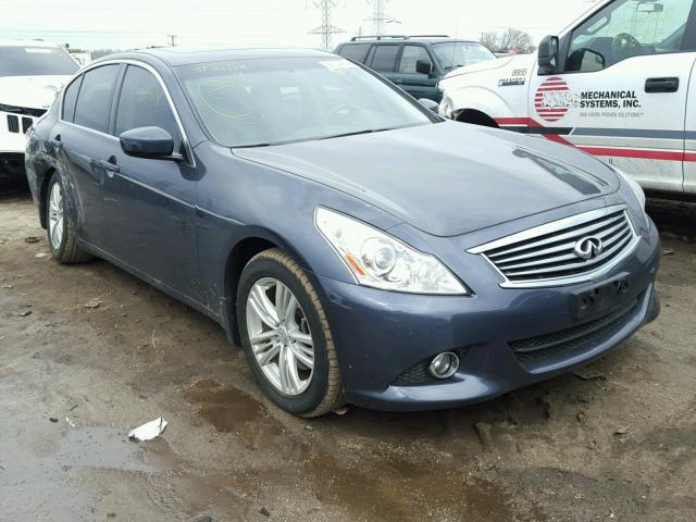 JN1DV6AR5BM451698 - 2011 INFINITI G25 BLUE photo 1