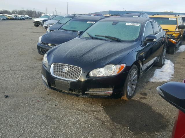 SAJWA06B49HR21914 - 2009 JAGUAR XF PREMIUM BLACK photo 2