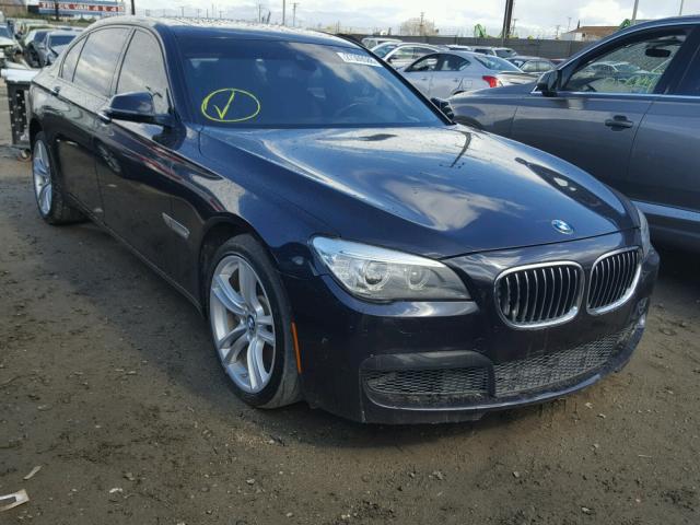 WBAYE8C59DD131644 - 2013 BMW 750LI BLUE photo 1