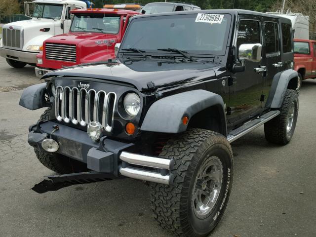 1J4GA39197L162690 - 2007 JEEP WRANGLER X BLACK photo 2